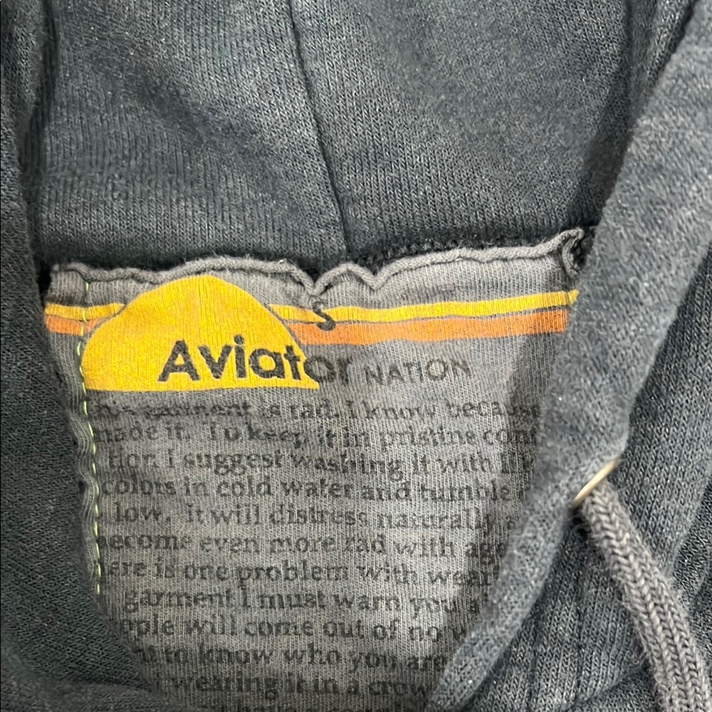 Aviator Nation Black Hoodie - Picture 2 of 3